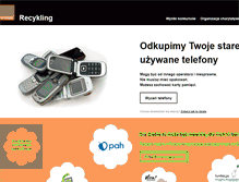 Tablet Screenshot of orangerecykling.pl